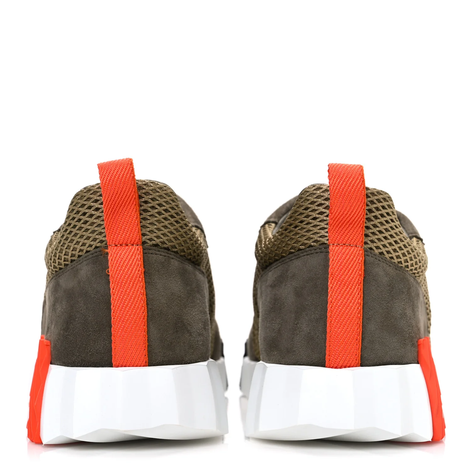 Air Mesh Suede Goatskin Mens Bouncing Sneakers 42 Vert Toundra - Top Club