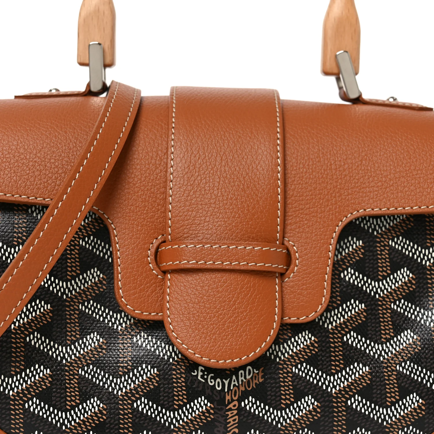 Goyardine Mini Saigon Black Gold - Top Club