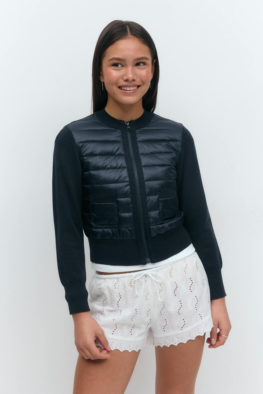 Gina Tricot y lightweight rib jacket