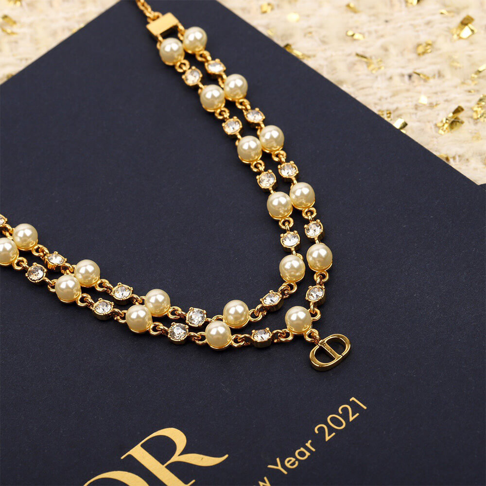 DIOR PEARL NECKLACE - Top Club