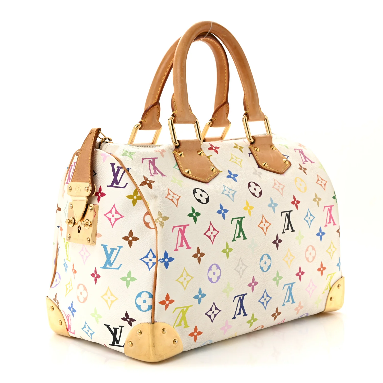 Monogram Multicolor Speedy 30 White - Top Club