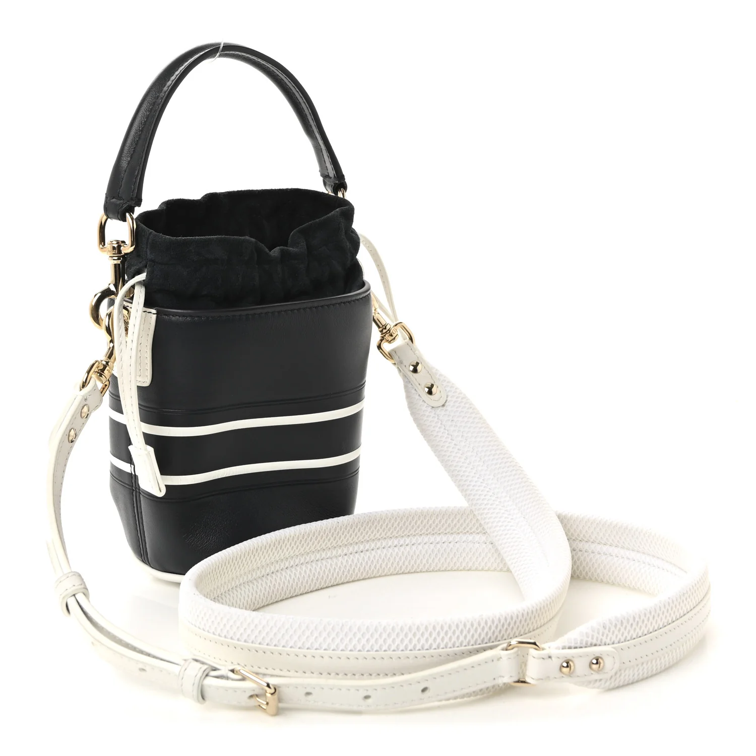 Calfskin Micro Dior Vibe Bucket Blue - Top Club