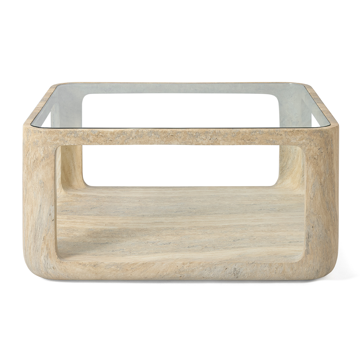 Salontafel Yobeko Travertine Texture