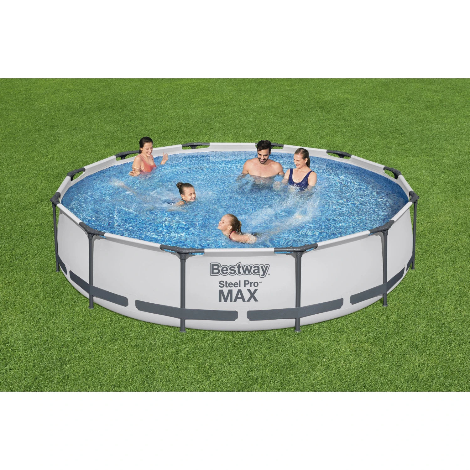 Bestway Piscina fuori terra tubolare in PVC/acciaio Bestway Steel Pro Max Ø 366x76 cm