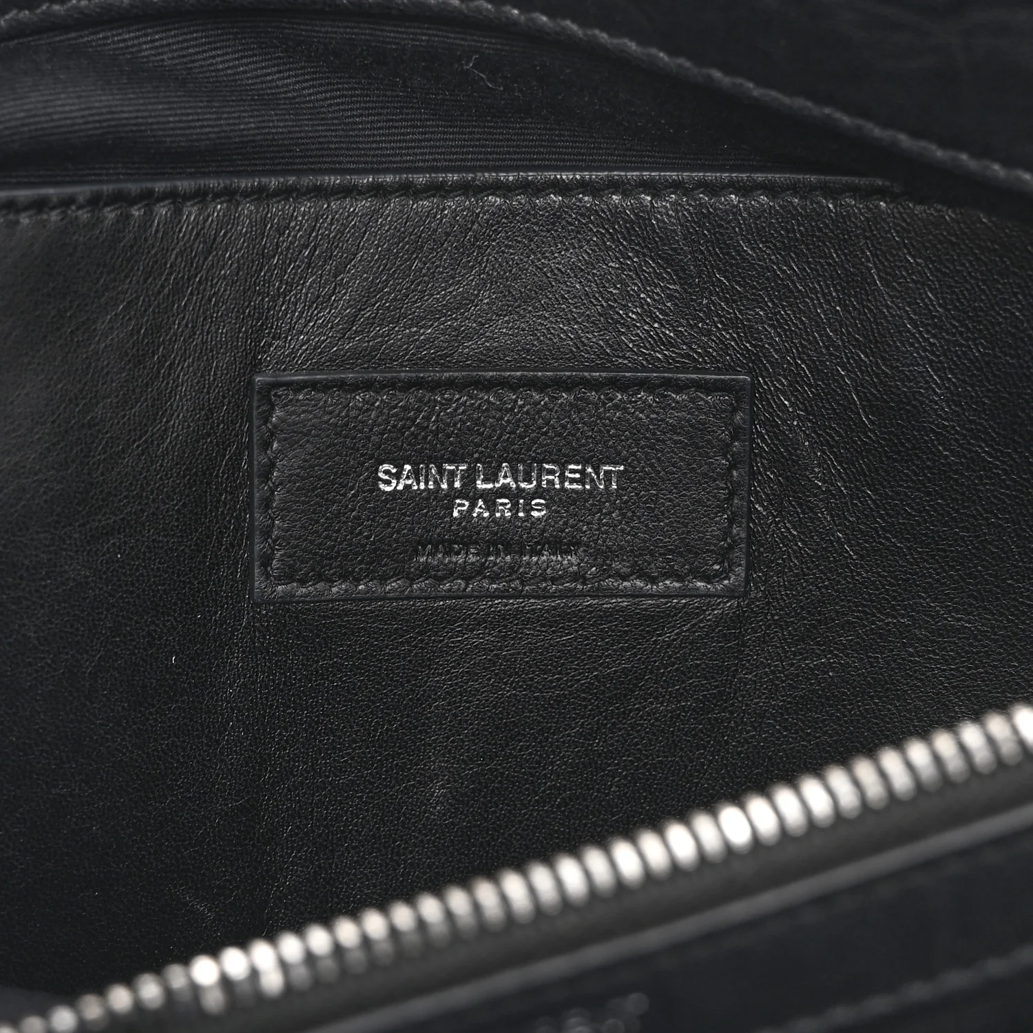 Calfskin Crocodile Embossed Medium West Hollywood Monogram Fold-Over Black - Top Club