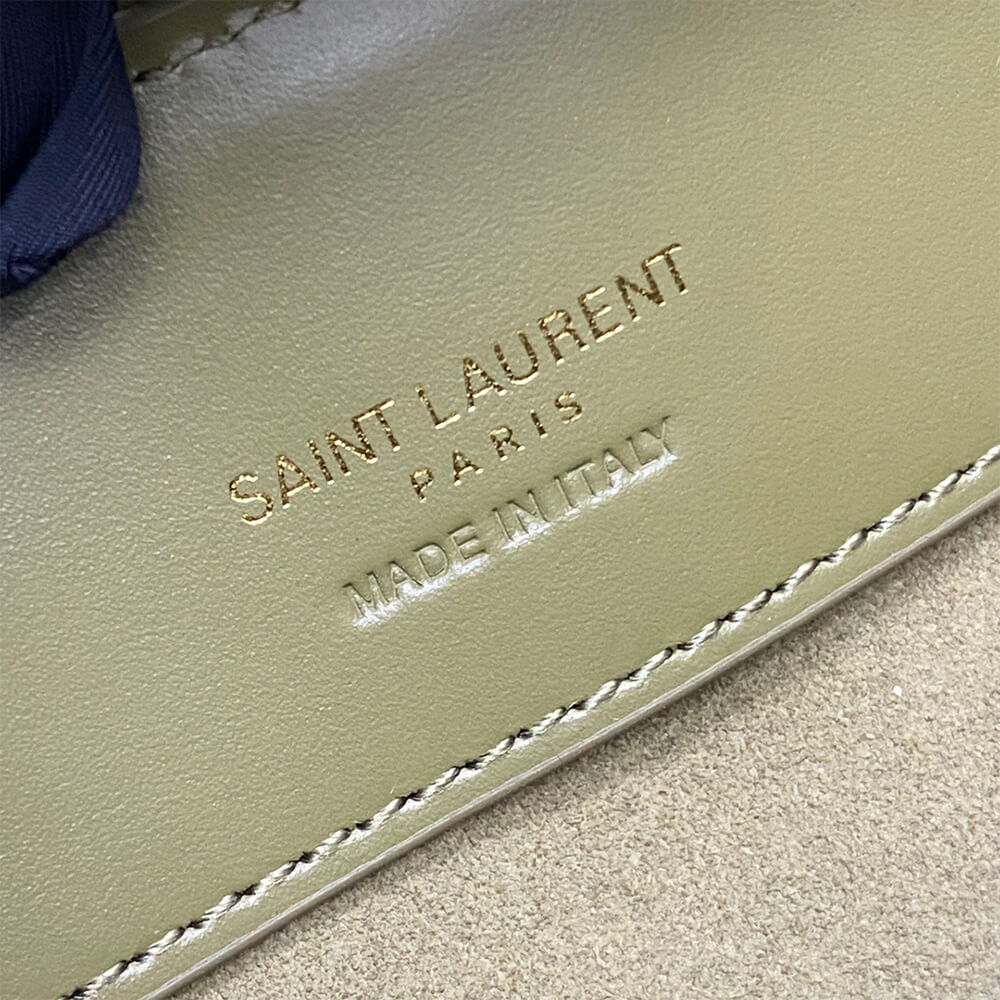 YSL LE 37 mini in shiny leather - Top Club