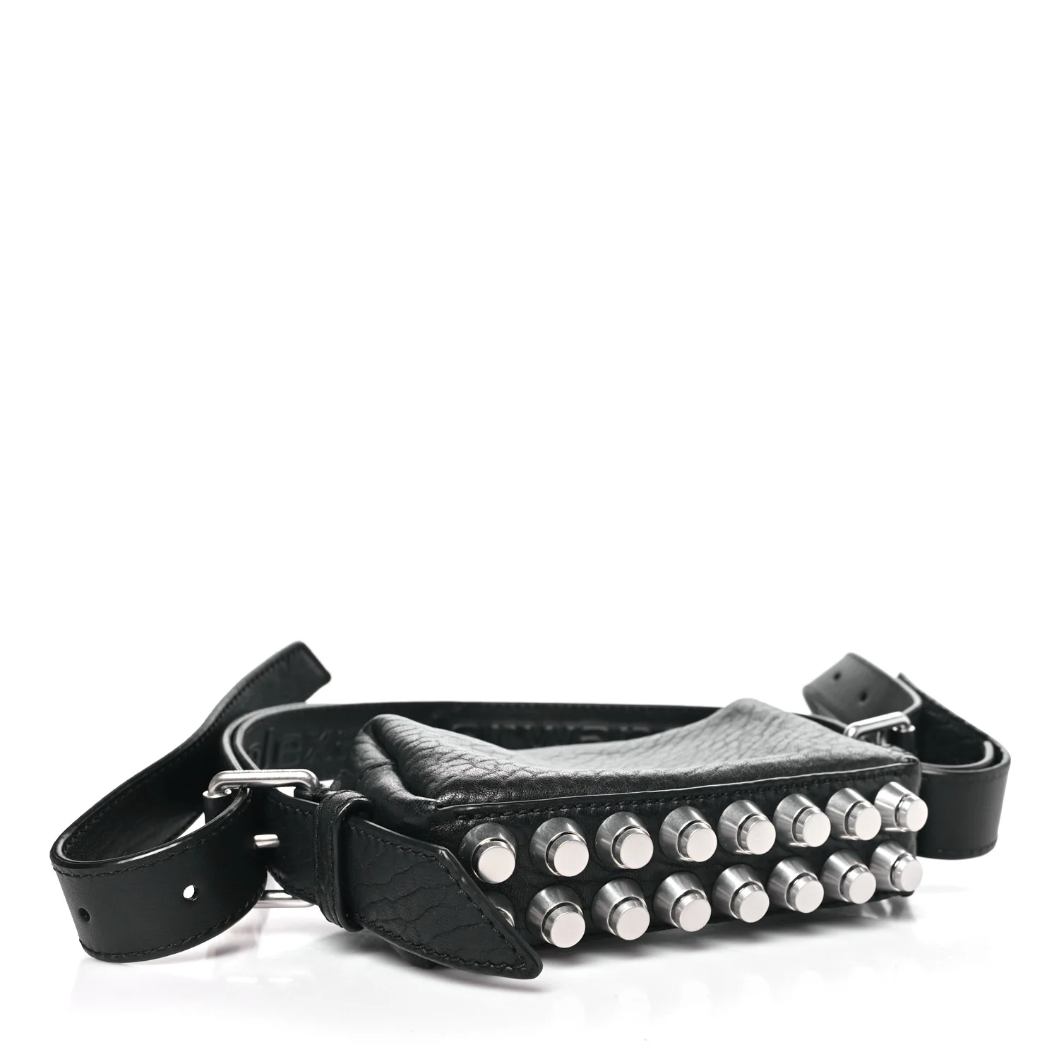 Primal Lambskin Mini Ricco Shoulder Bag Black - Top Club