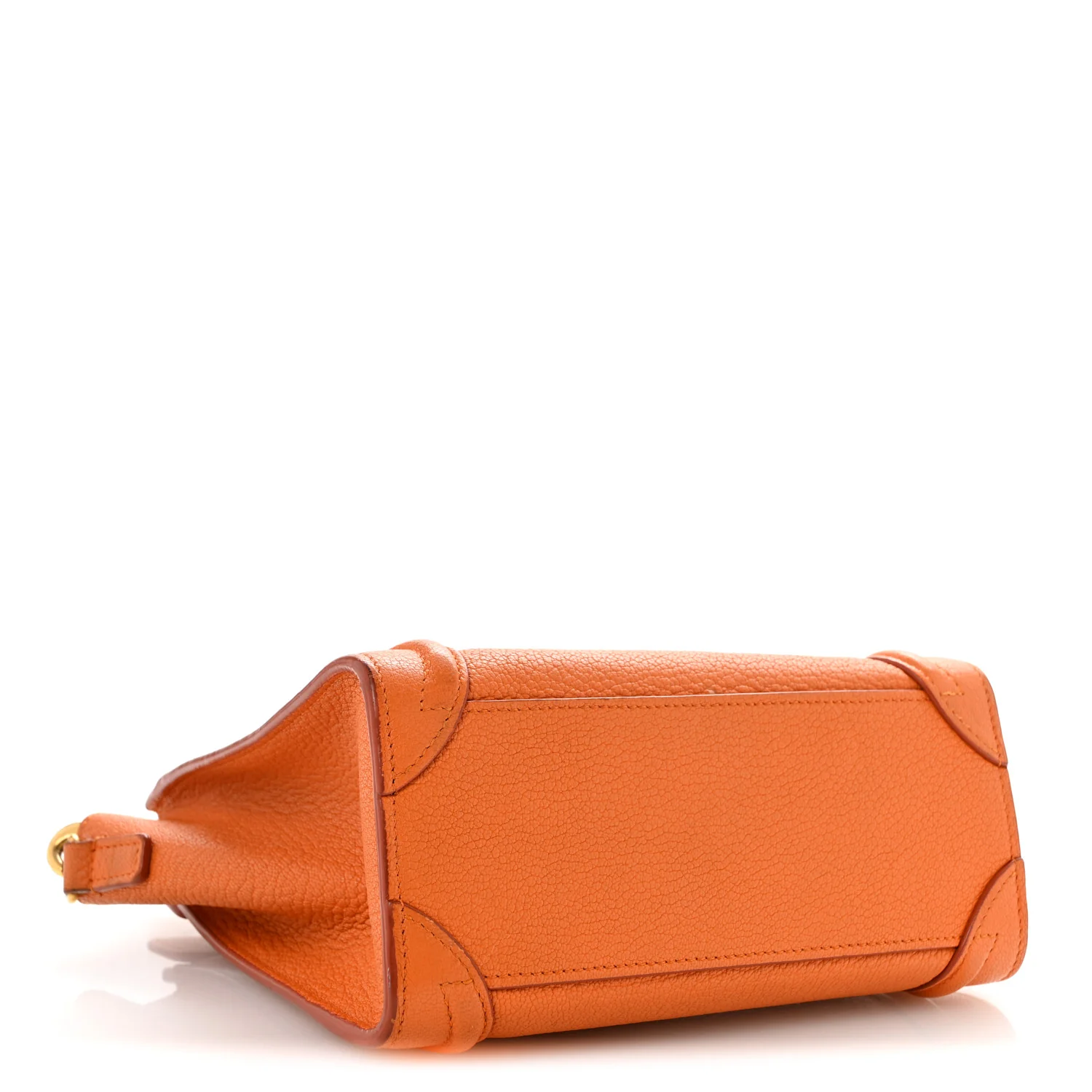 Goatskin Nano Luggage Orange - Top Club