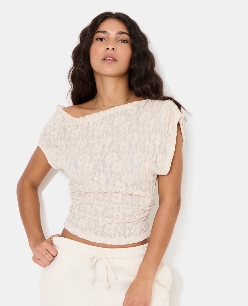 Pimkie Top asymétrique en dentelle