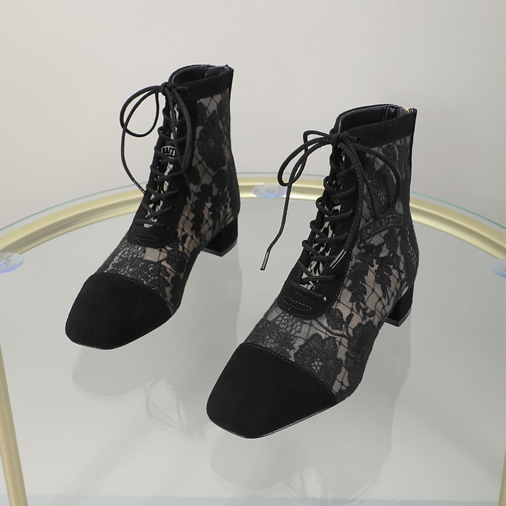 DIOR Naughtily-D Heeled Ankle Boot - Top Club