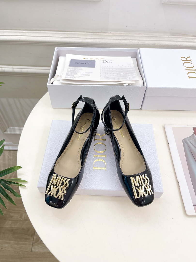 Dior KDV266VNI Miss Dior Pump 40mm Patent Calfskin D82986 - Sneaker Replica Workshop