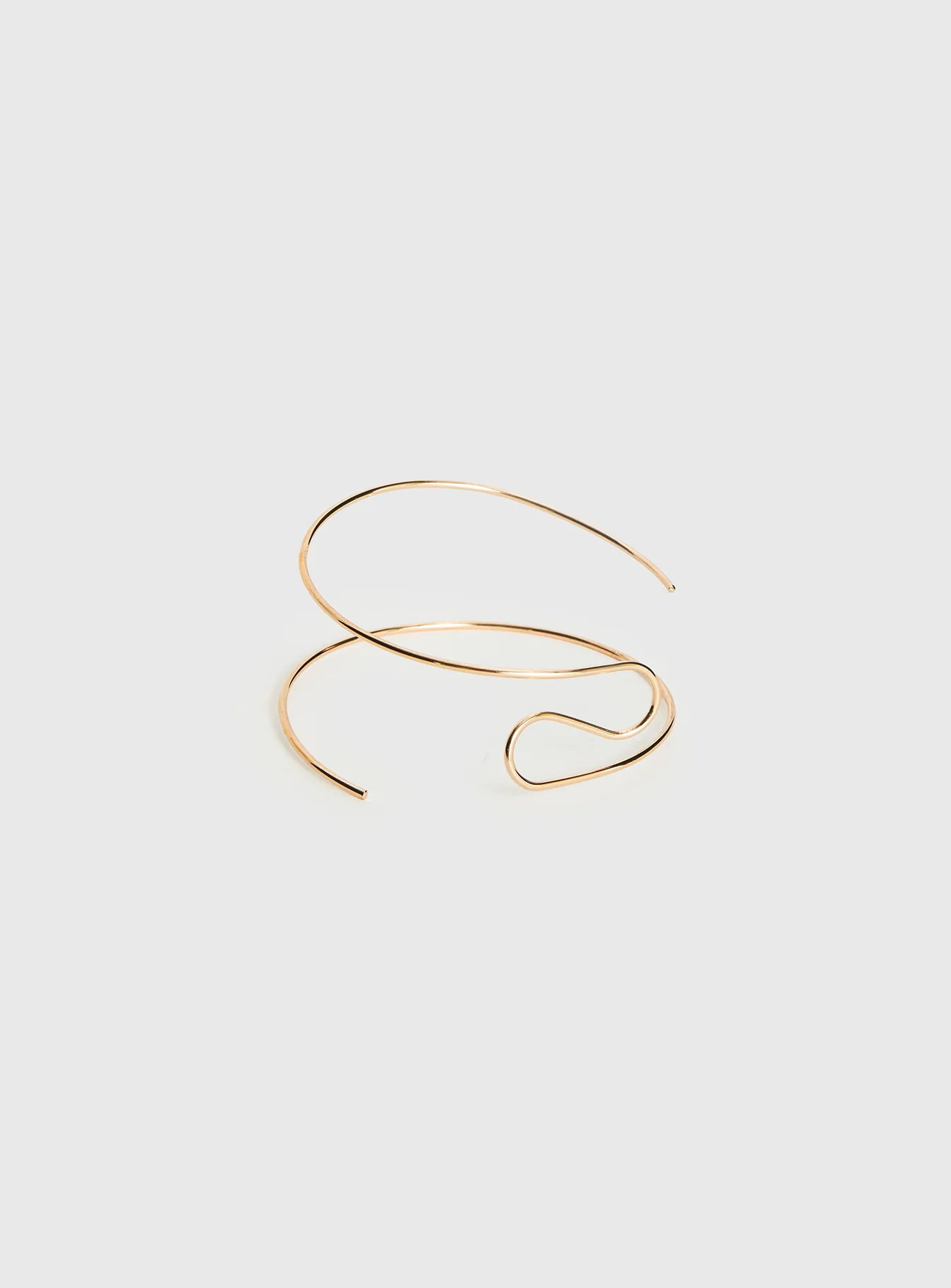 Tamsen Spiral Arm Cuff Gold