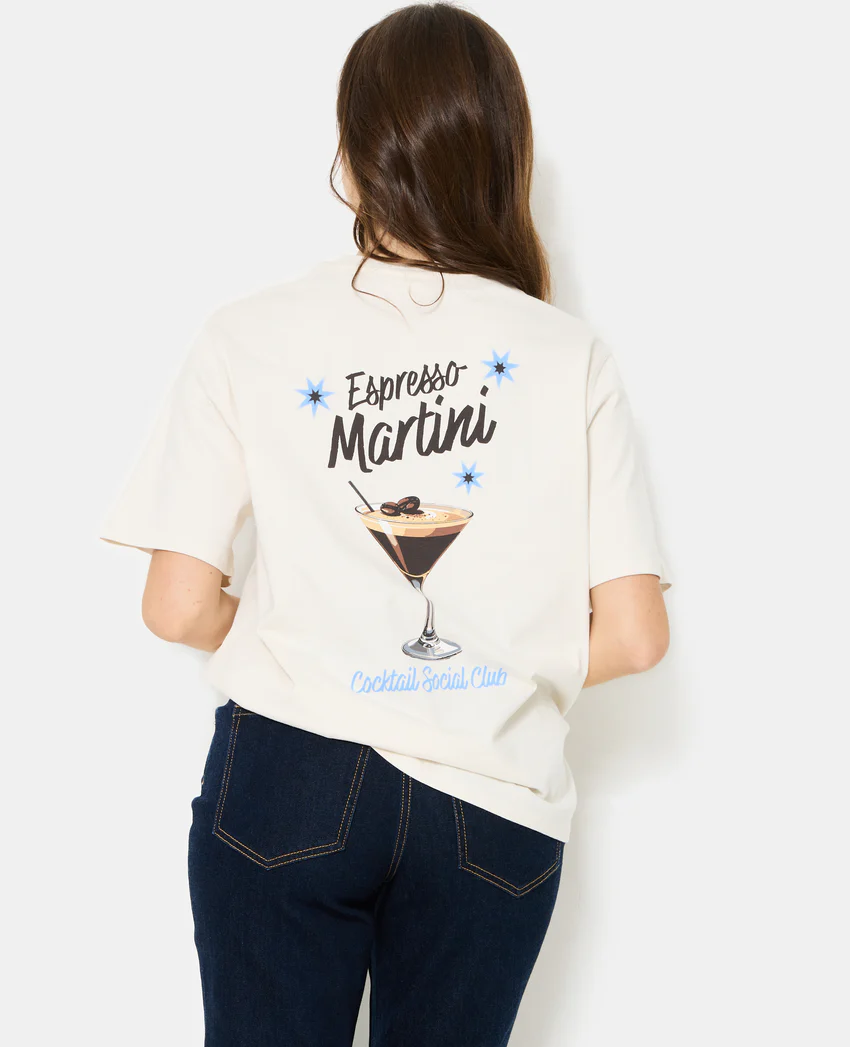 Pimkie T-shirt oversize avec print poitrine et dos