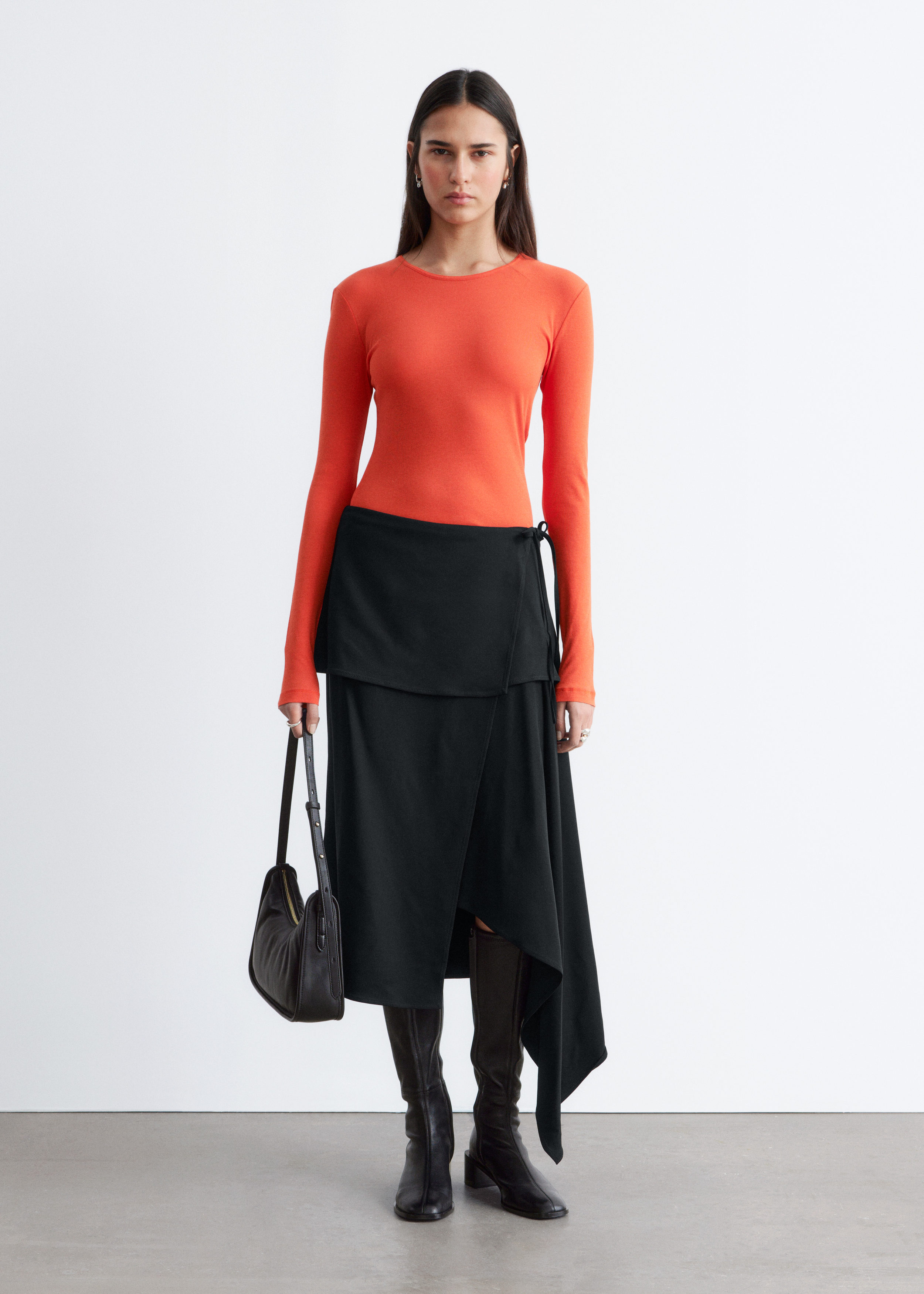 & Other Stories LONG-SLEEVE COTTON TOP