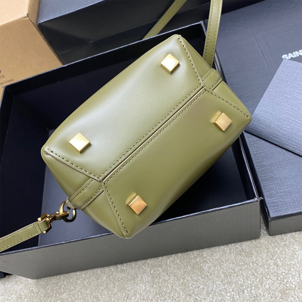 YSL LE 37 mini in shiny leather - Top Club