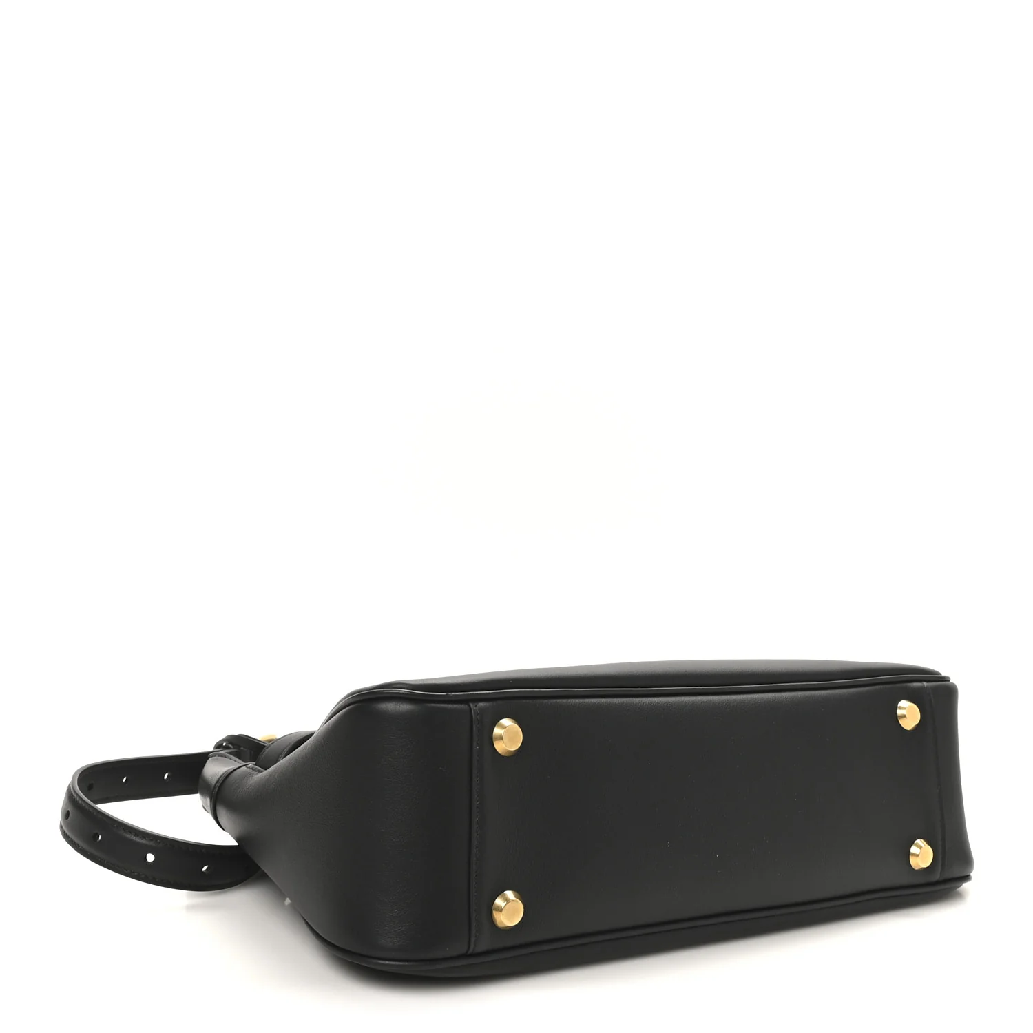 Smooth Calfskin Small Bel Air Shoulder Bag Black - Top Club