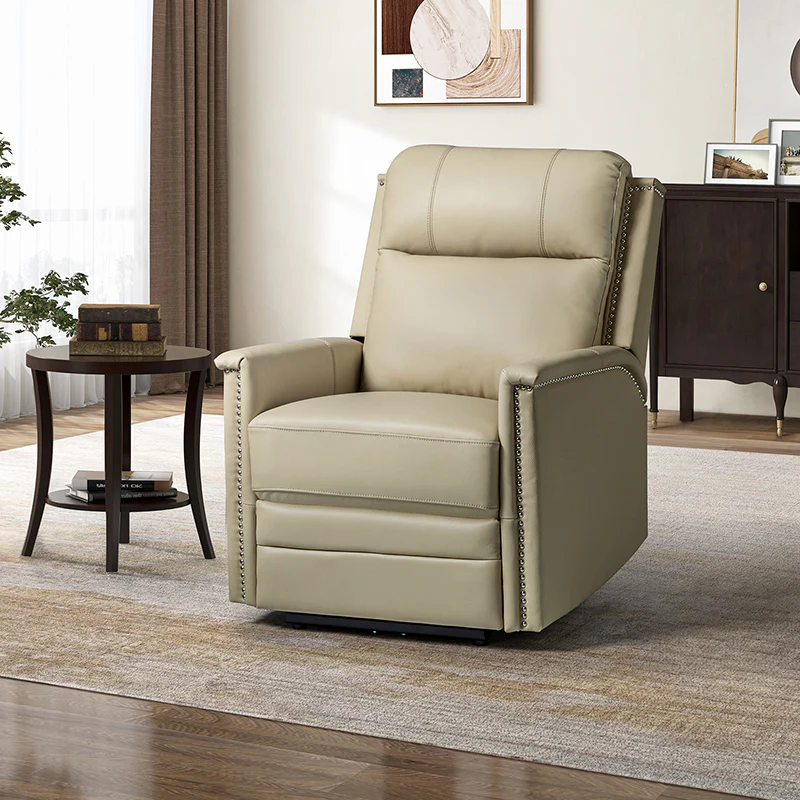 Ottfried Genuine Leather Power Recliner