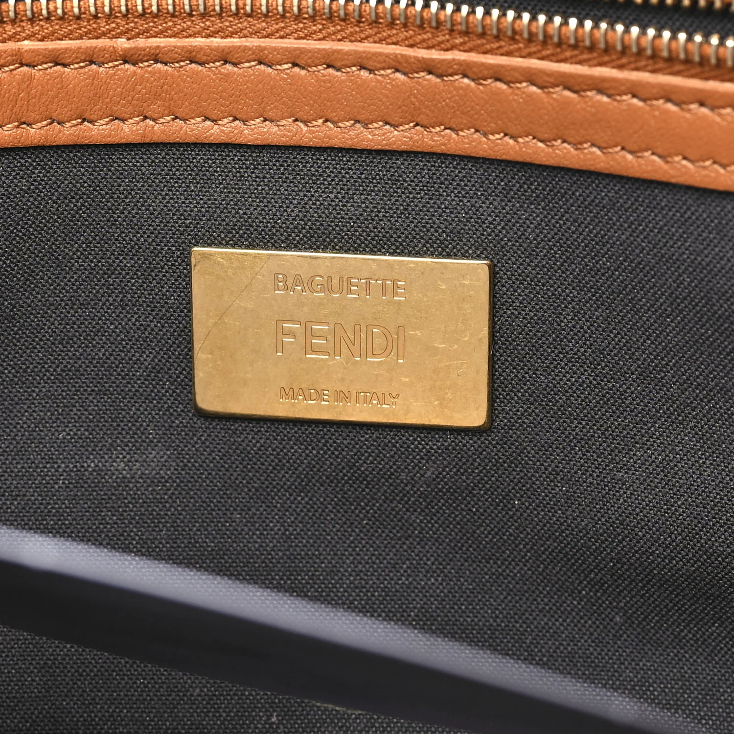 Nappa FF 1974 Embossed Baguette Coloniale - Top Club