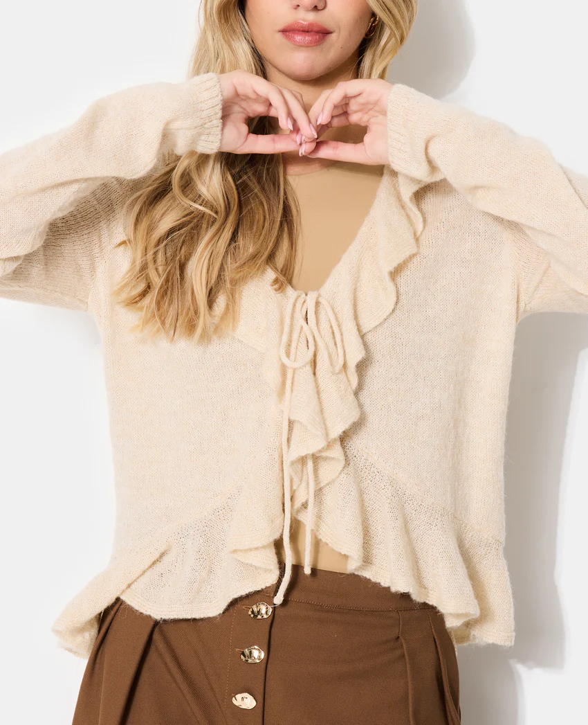 Pimkie Gilet avec volants et nouette