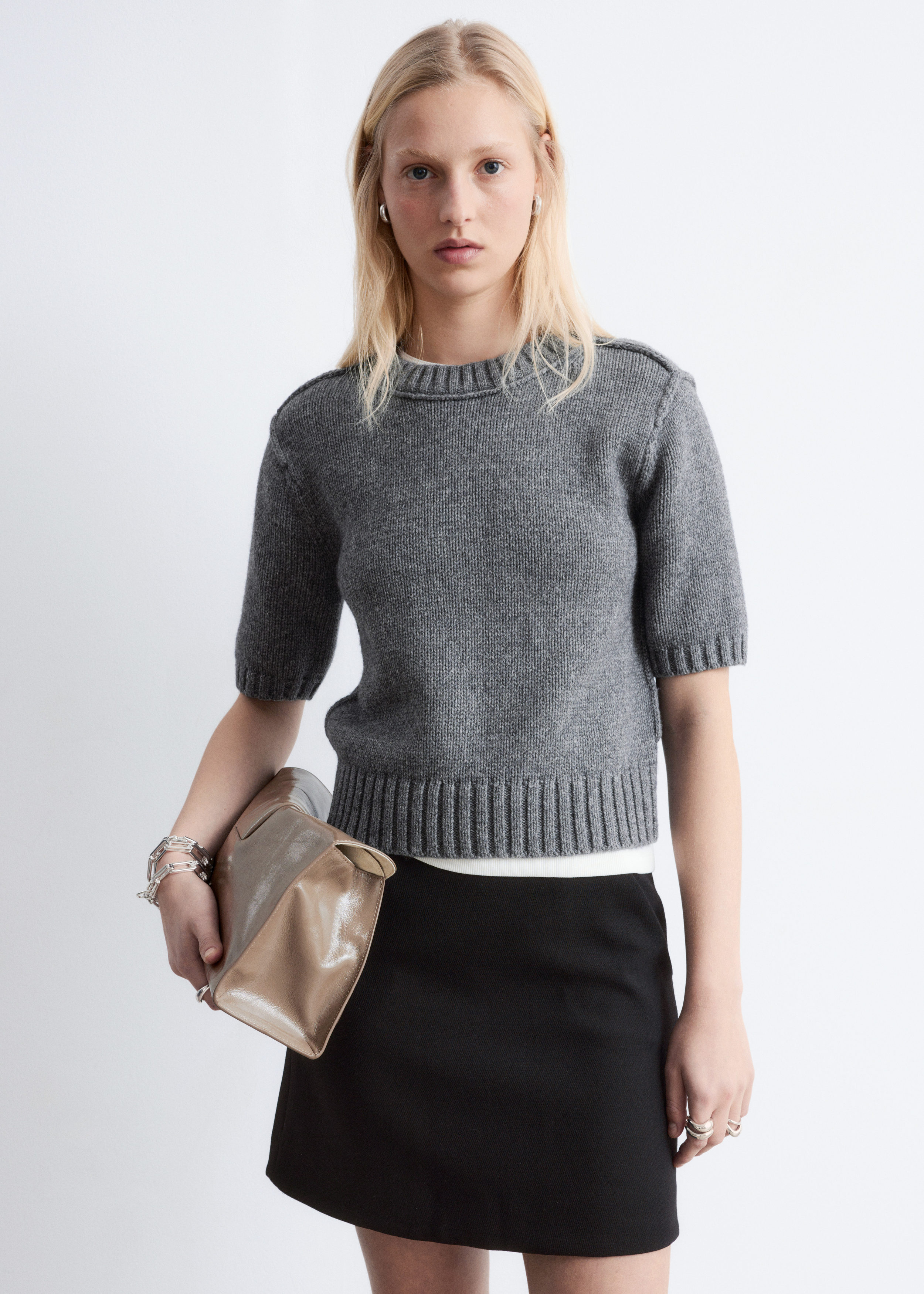 & Other Stories A-LINE MINI SKIRT