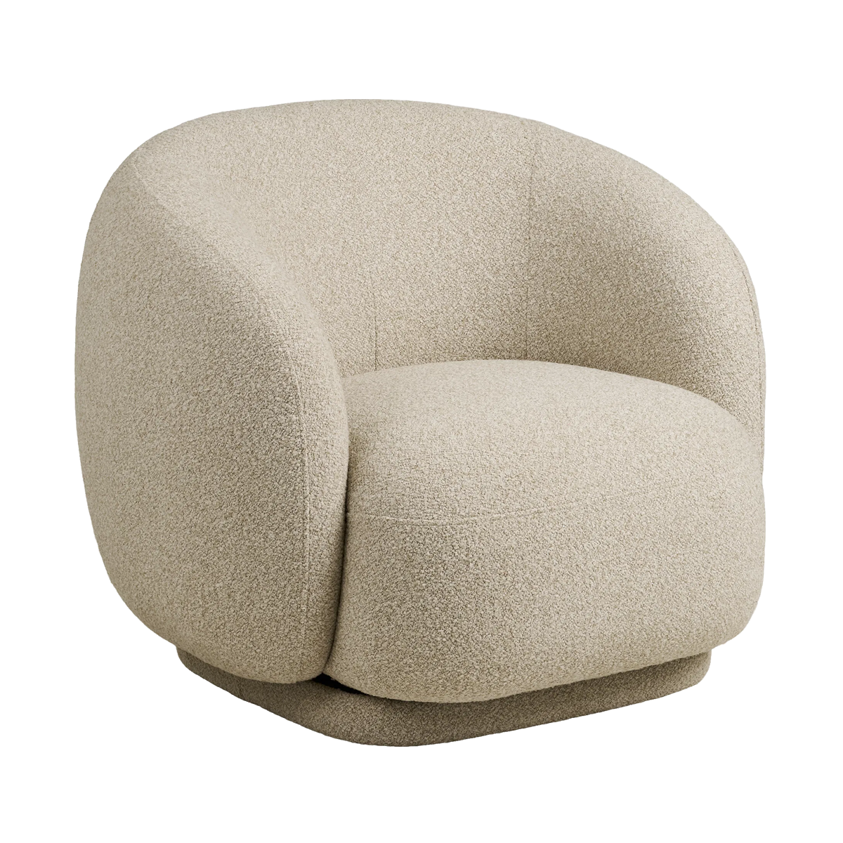 Fauteuil Haylie draaibaar zand
