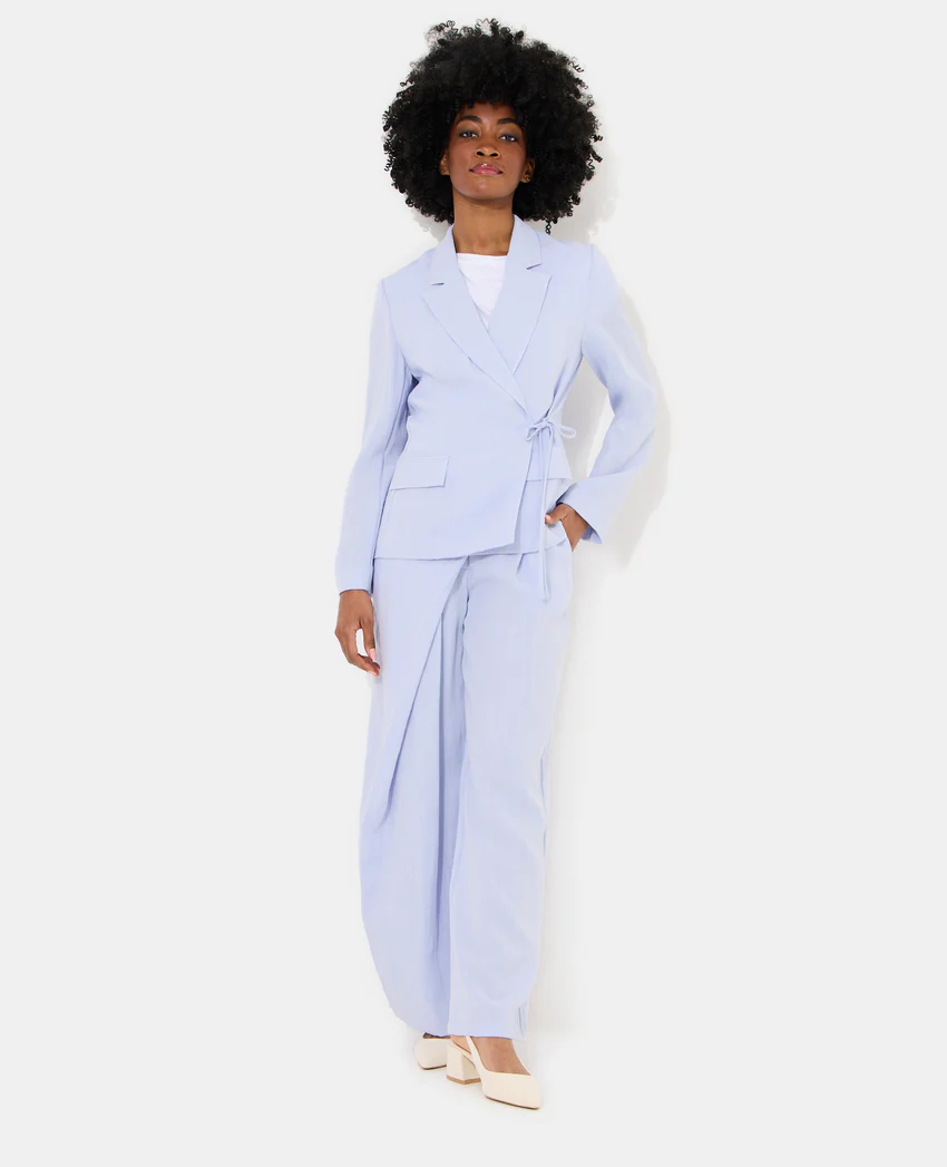 Pimkie Veste blazer fluide portefeuille avec nouette