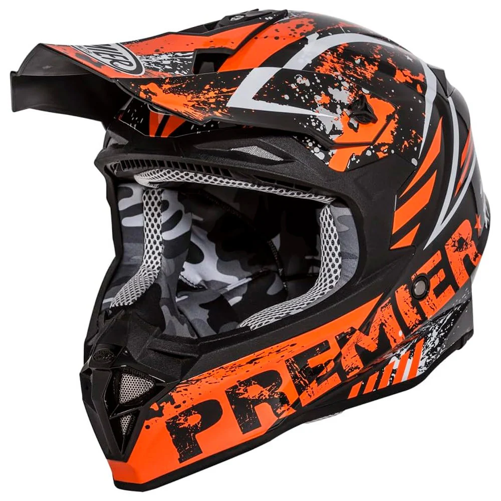 PREMIER EXIGE ZX3 HELMET - ORANGE / BLACK