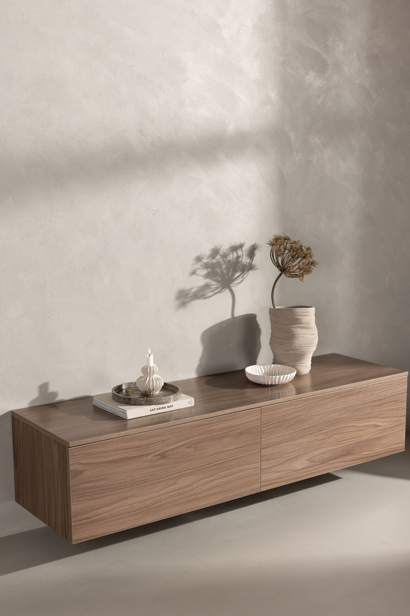 Houten dressoir Leona Beige
