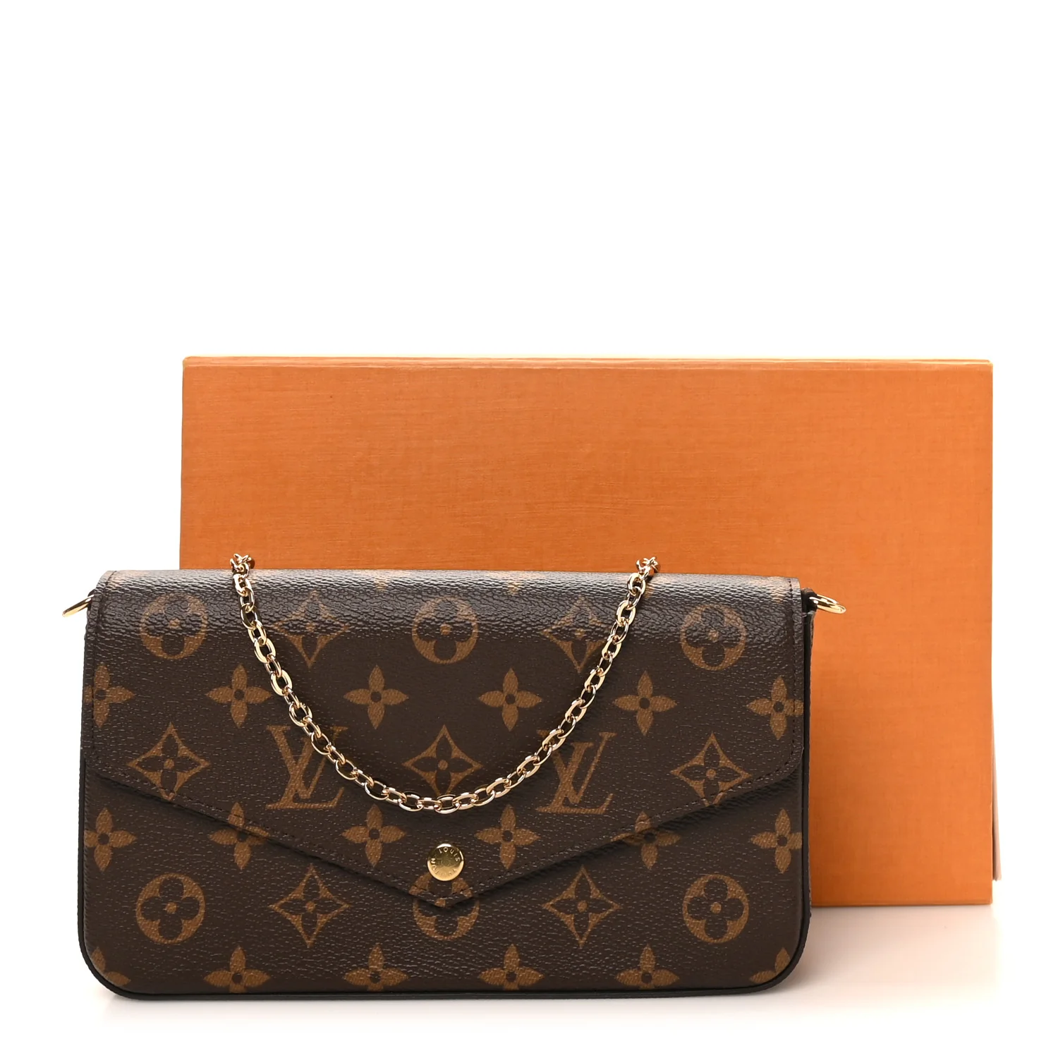 Monogram Pochette Felicie Chain Wallet Fuchsia - Top Club