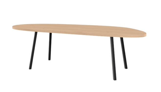 Studio HENK tafel New Classic Blob, zwart frame - Smart Coll