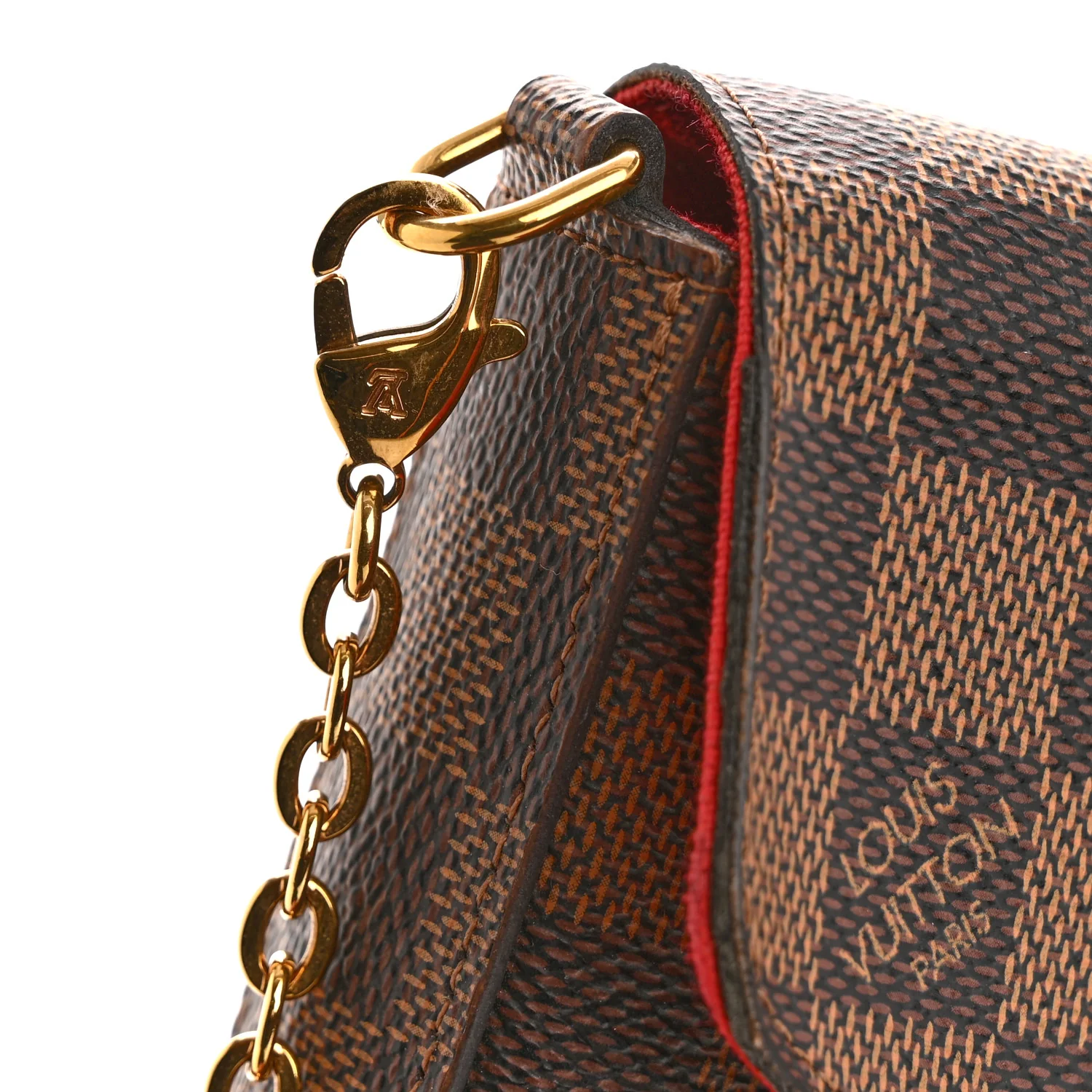 Damier Ebene Pochette Felicie Chain Wallet - Top Club
