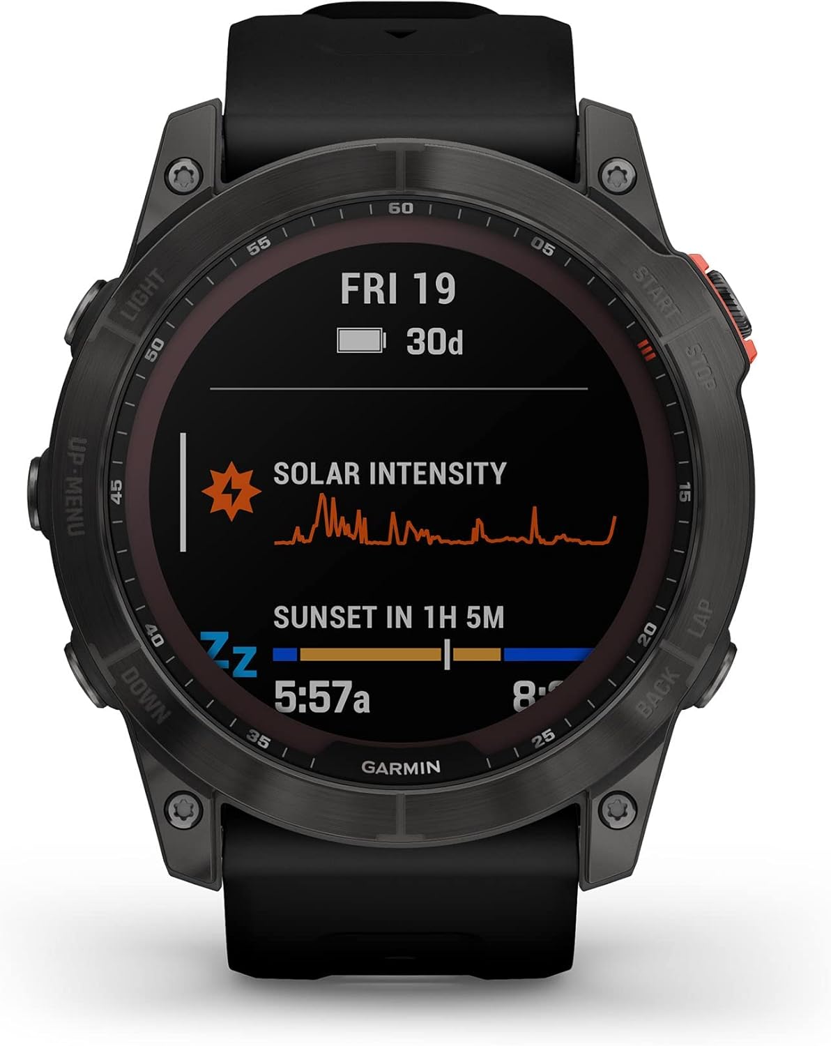 [Rinnovato fēnix 7X SOLAR, grande smartwatch GPS multisport, ricarica solare, funzioni avanzate di allenamento, touchscreen e pulsanti, design ultratough, batteria fino a 37 giorni, nero