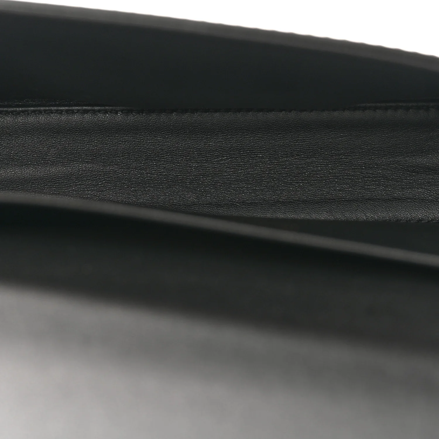Shiny Calfskin Triomphe Chain Shoulder Bag Black - Top Club