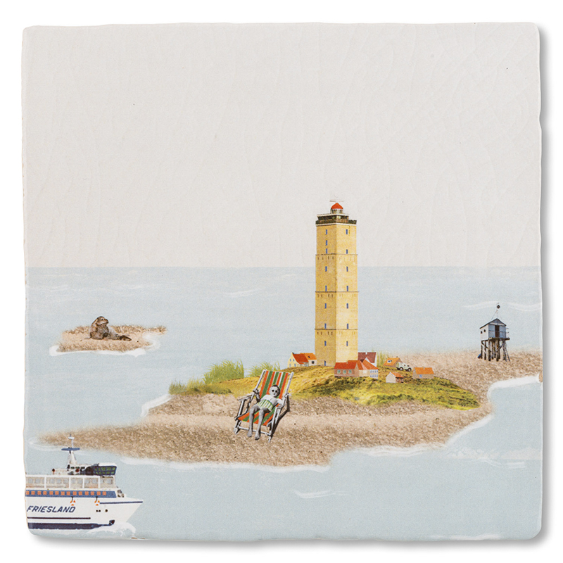 Wandtegel Richting Terschelling S