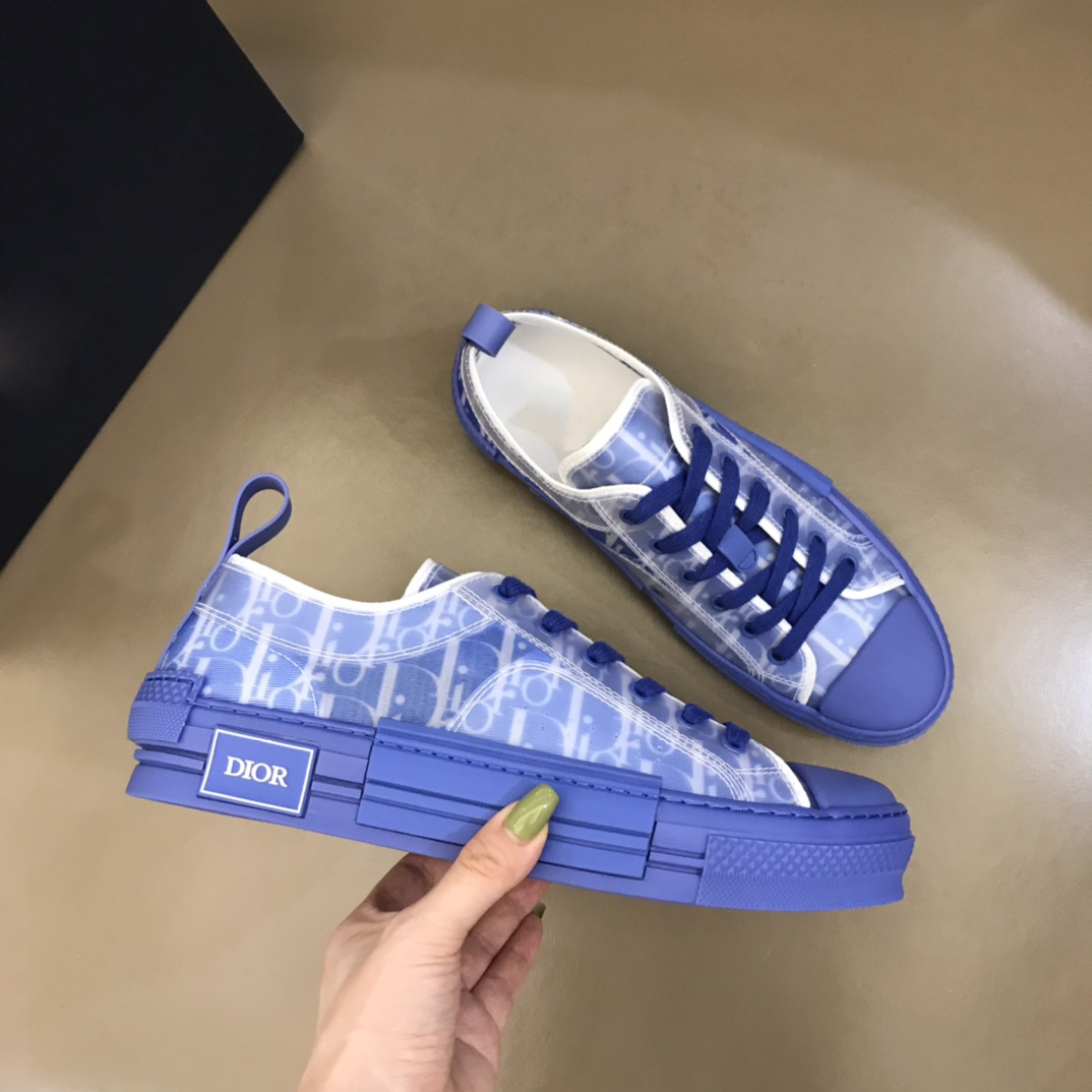 Dior B23 Casual Luxury Low-Top Canvas Shoes - Sneaker Replica Workshop