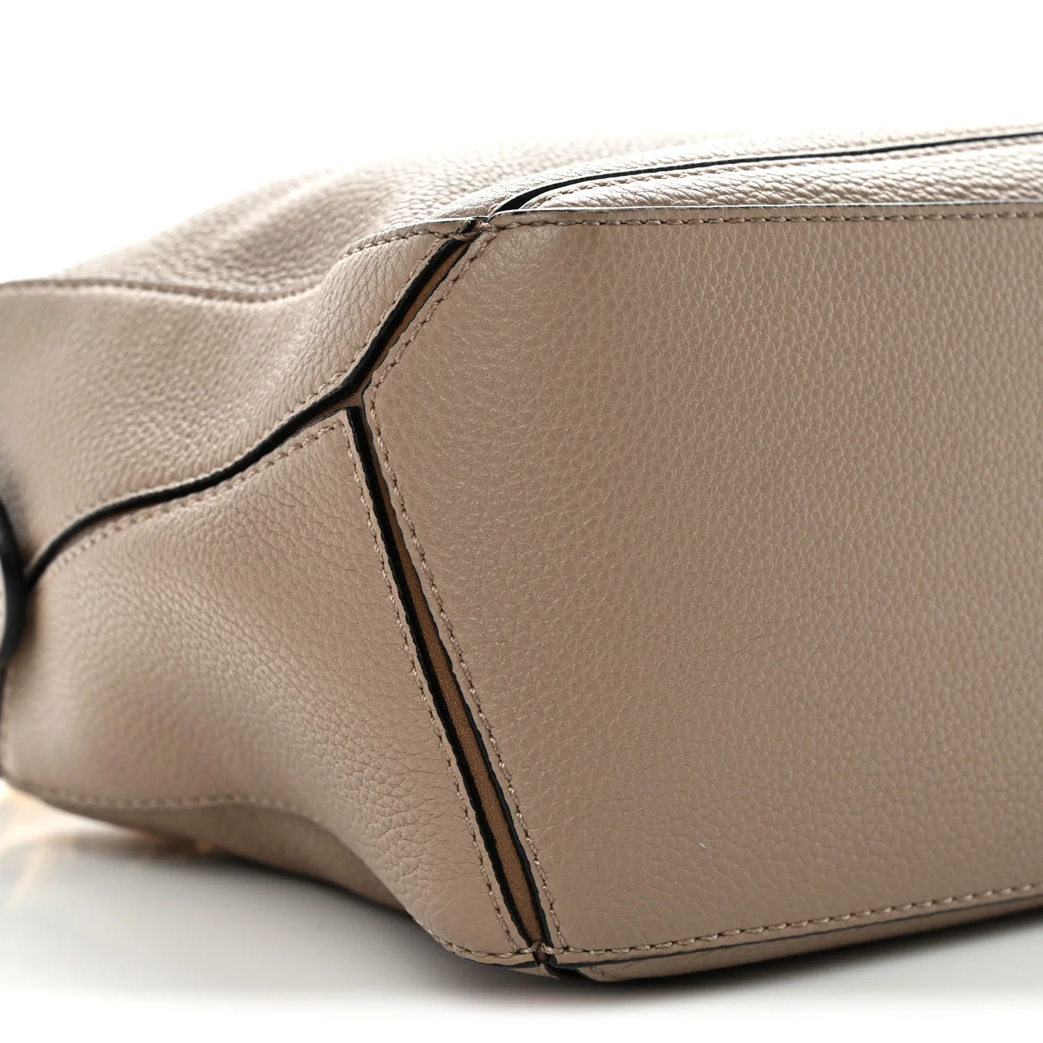 Grained Calfskin Small Puzzle Bag Sand Mink - Top Club