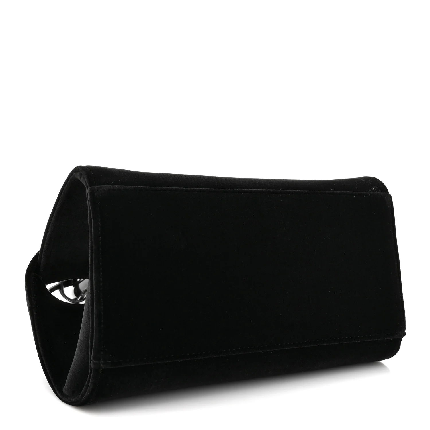 Velvet Strass XS Hug Bag Black - Top Club