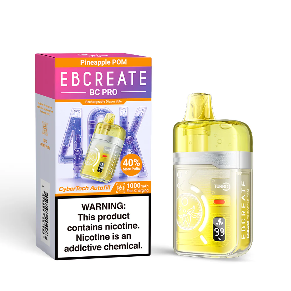 EBCREATE BC PRO Rechargeable Disposable Vape (All Flavours)