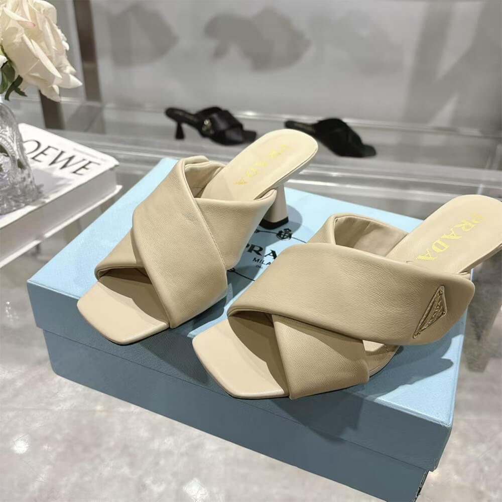Prada Padded nappa leather sandals - Top Club