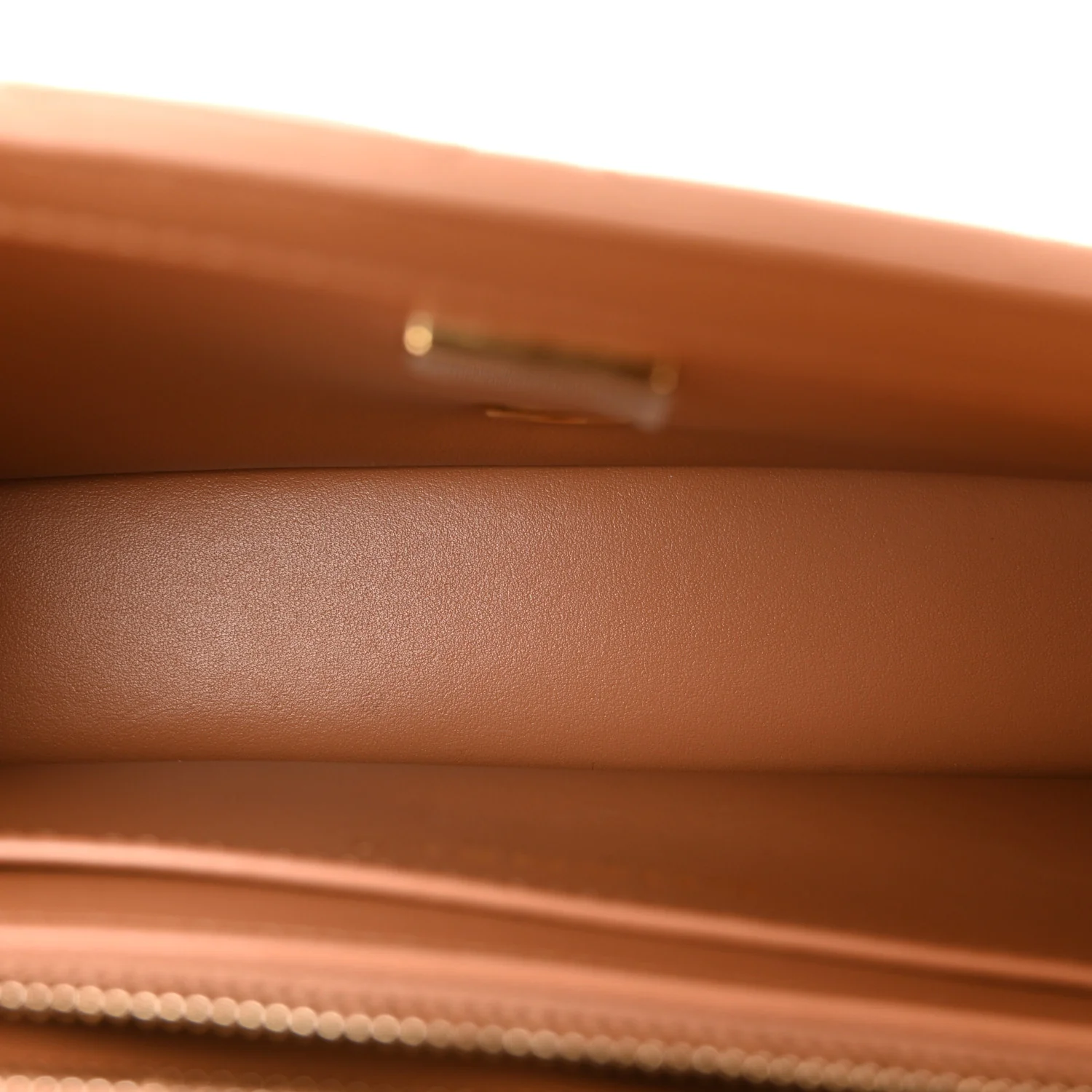 Lambskin Quilted Small CC Crush Flap Brown - Top Club