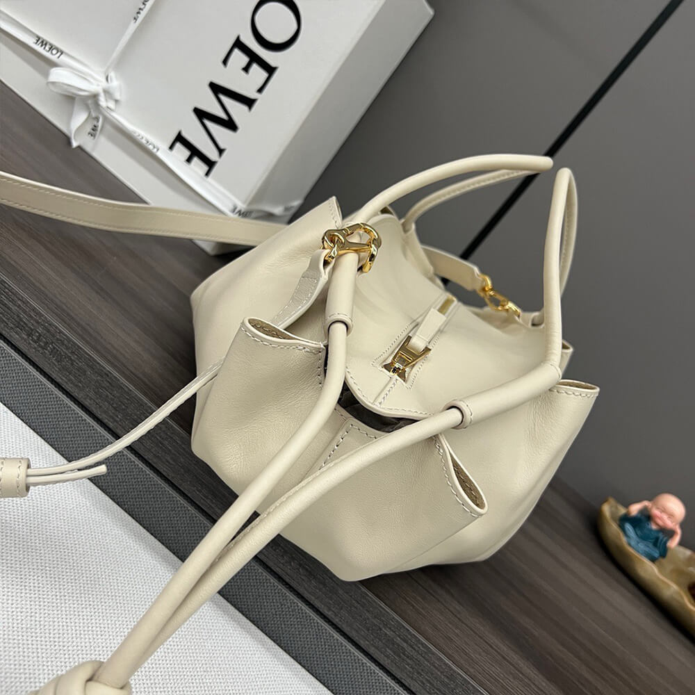 Loewe Small Paseo bag in shiny nappa calfskin(high-end grade) - Top Club