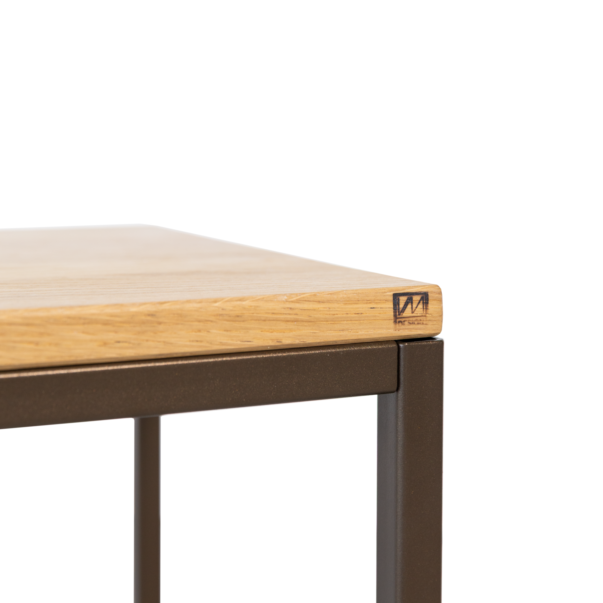 Eetkamerbank Soho Anodic bruin/eiken 194 cm