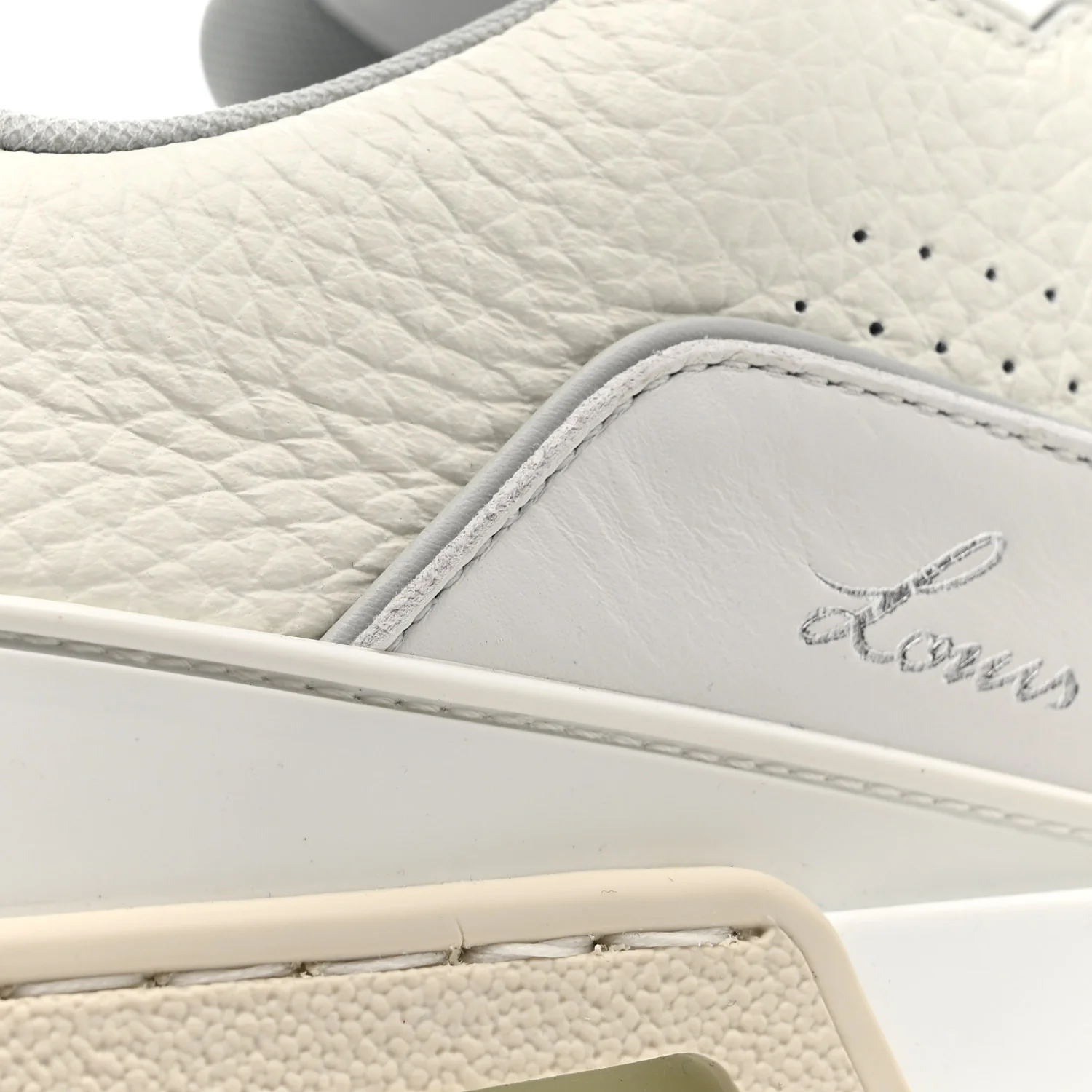 Calfskin Mens LV Trainer Sneakers 9 White - Top Club