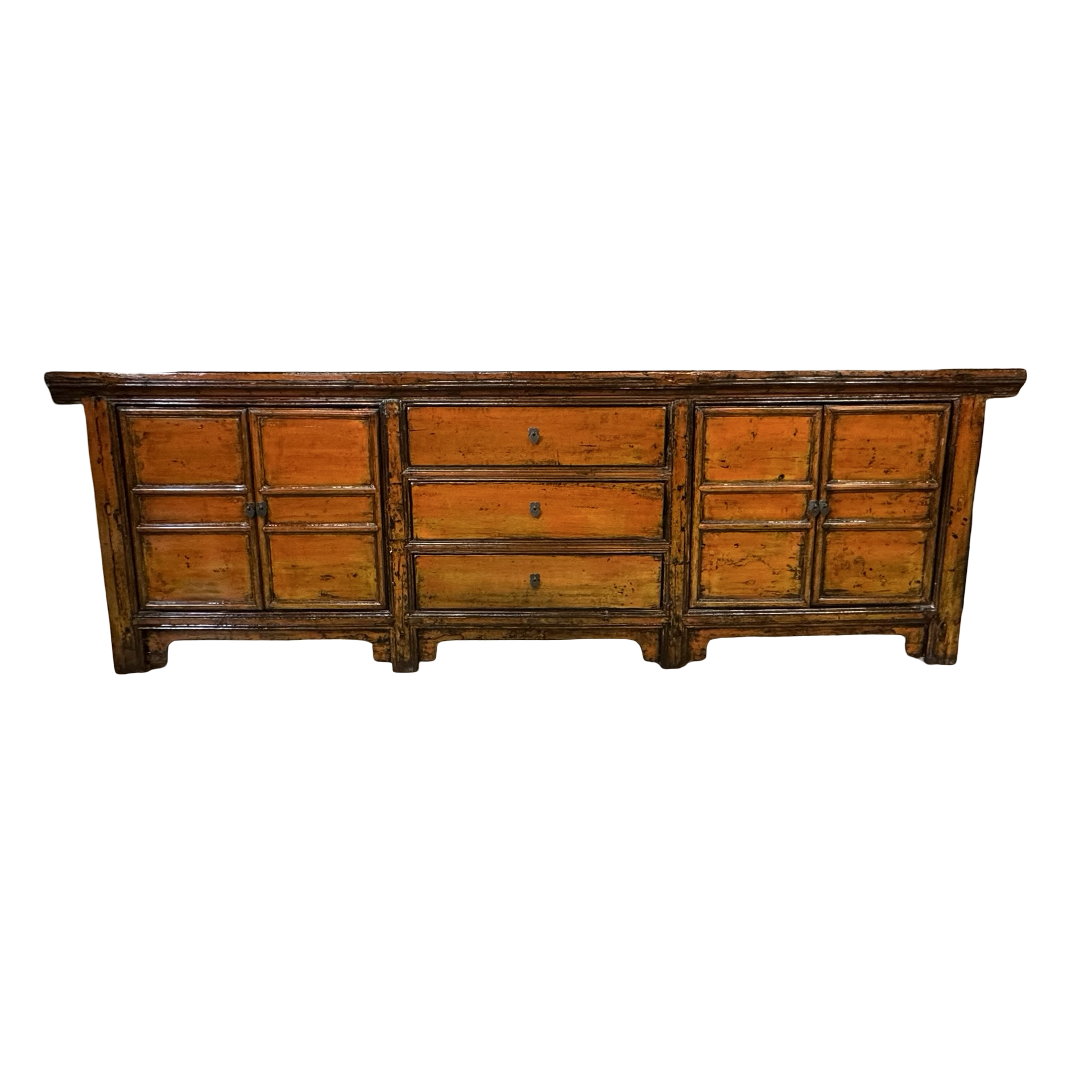 Dressoir oranje uniek lak
