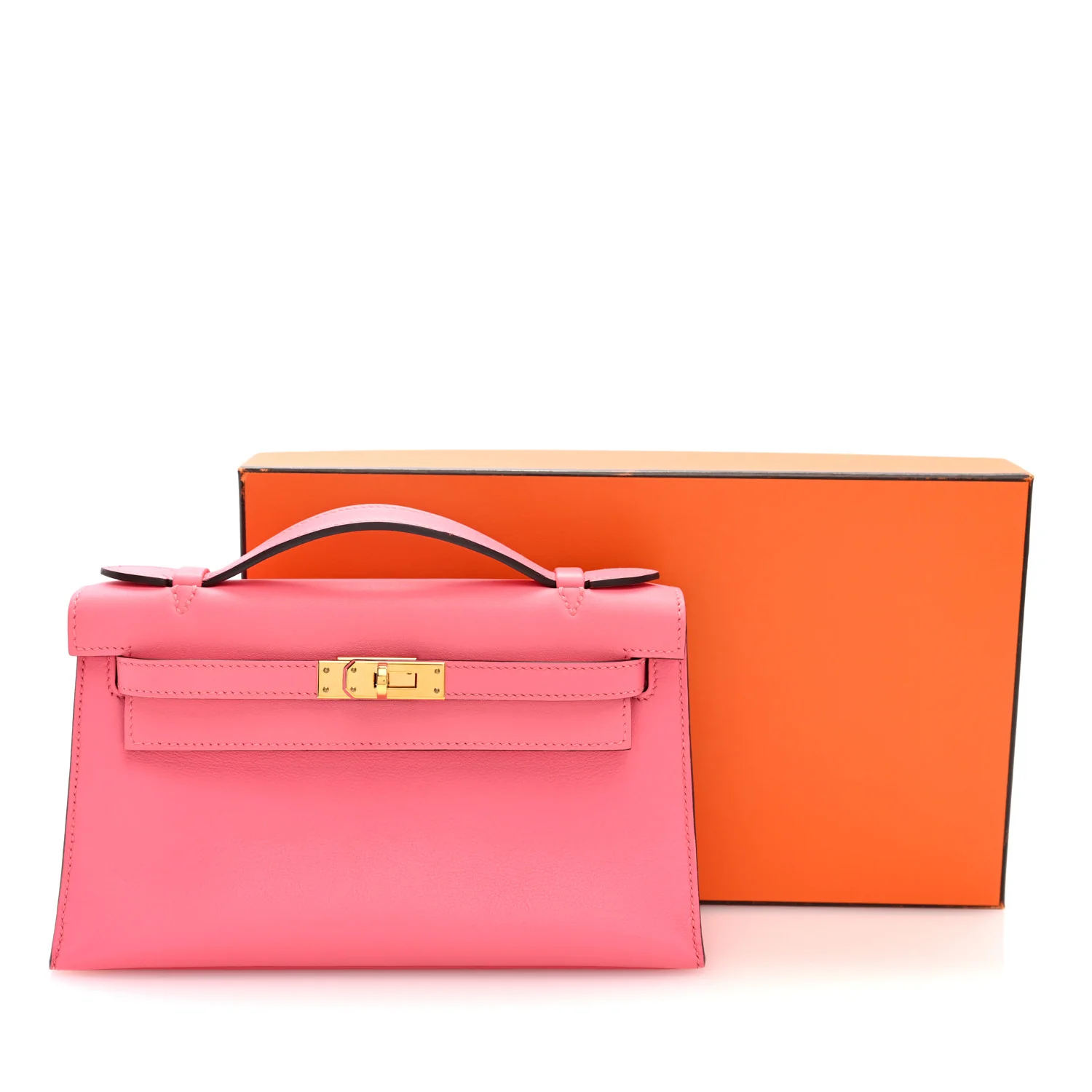 Swift Kelly Pochette Clutch Rose Azalee - Top Club