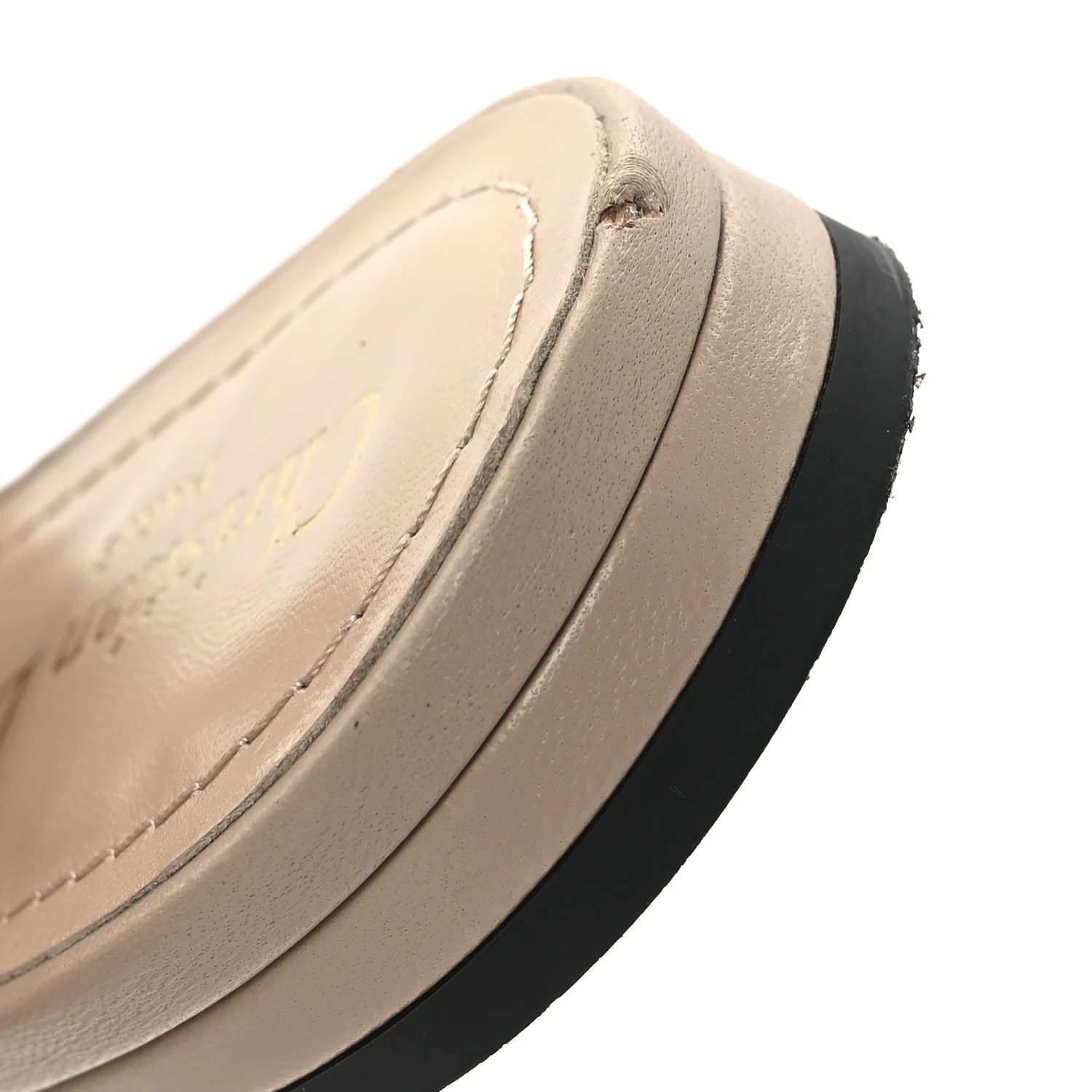 Technical Canvas Ribbon J'Adior Slingback Ballet Flats 38.5 Powder Nude - Top Club