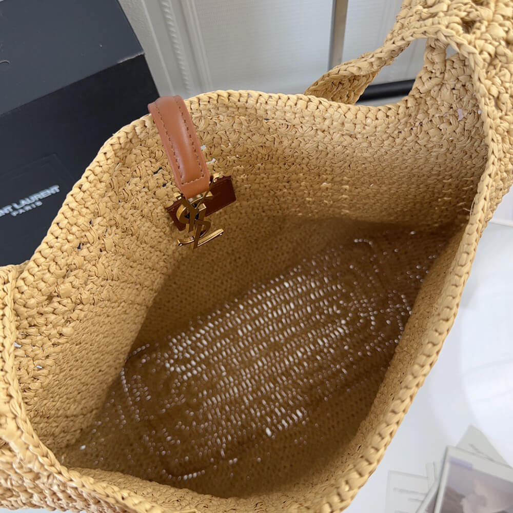 YSL Hobo Crochet bag in raffia and leather(HIGH-END GRADE) - Top Club