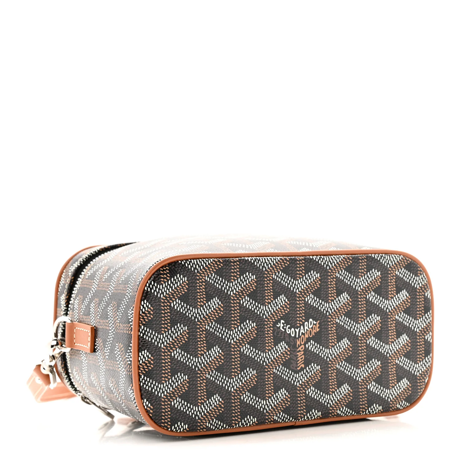 Goyardine Muse Mini Vanity Case Black Gold - Top Club