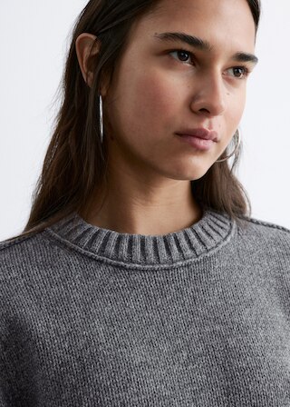 & Other Stories RIB-KNIT T-SHIRT