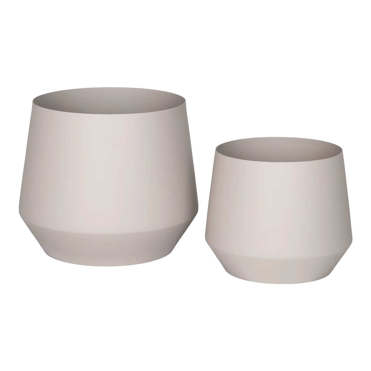Bloempot Yannick - set van 2 Beige